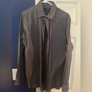 Apt. 9 Slim Fit Gray Shirt